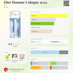 Dior Homme Cologne view 3